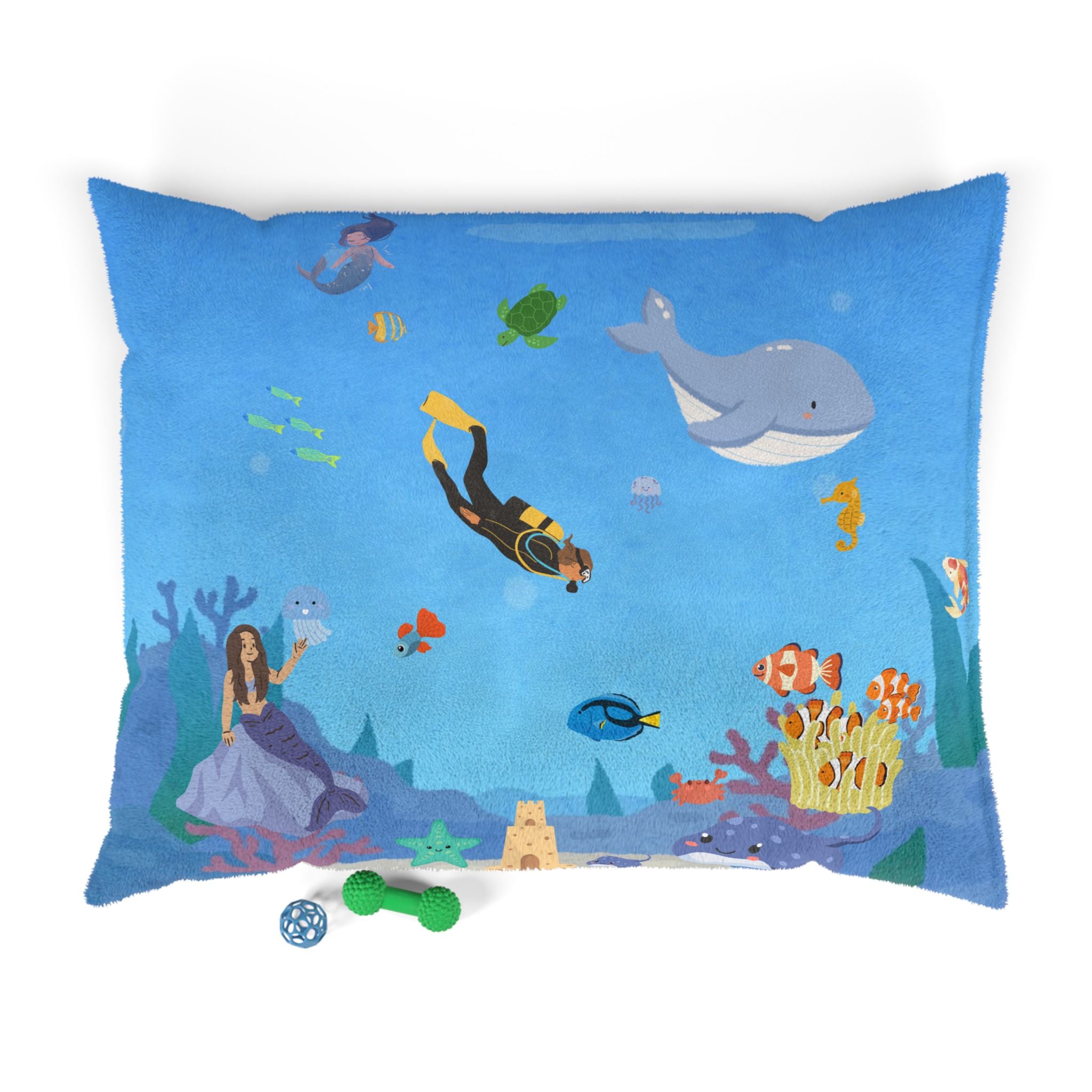 Under the sea bed