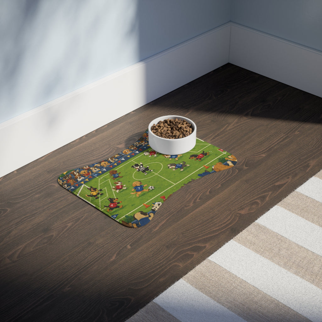 Soccer Dogs Feeding Mat