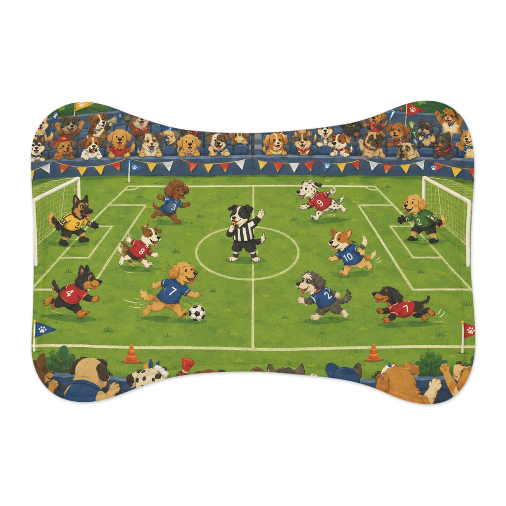 Soccer Dogs Feeding Mat