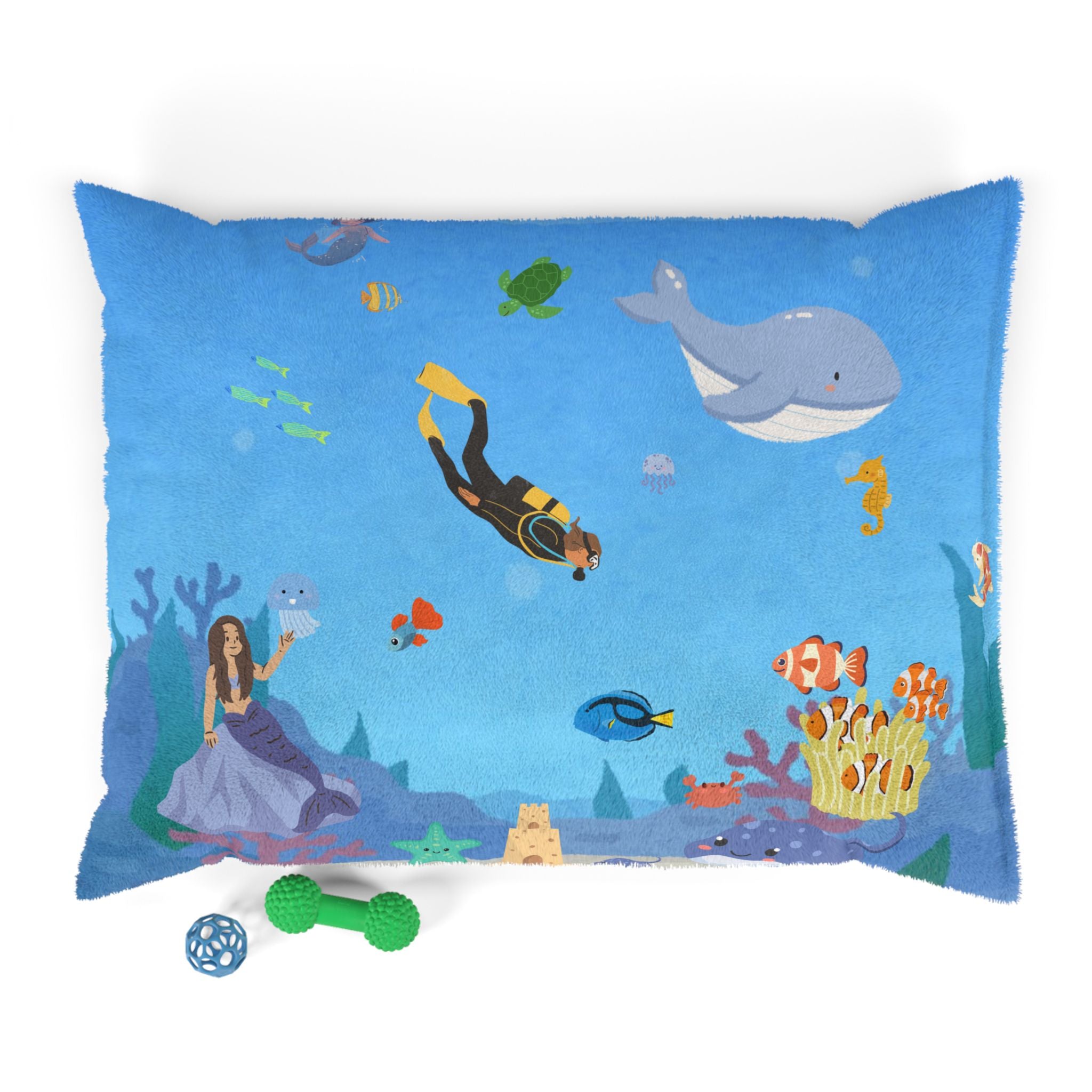 Under the sea bed