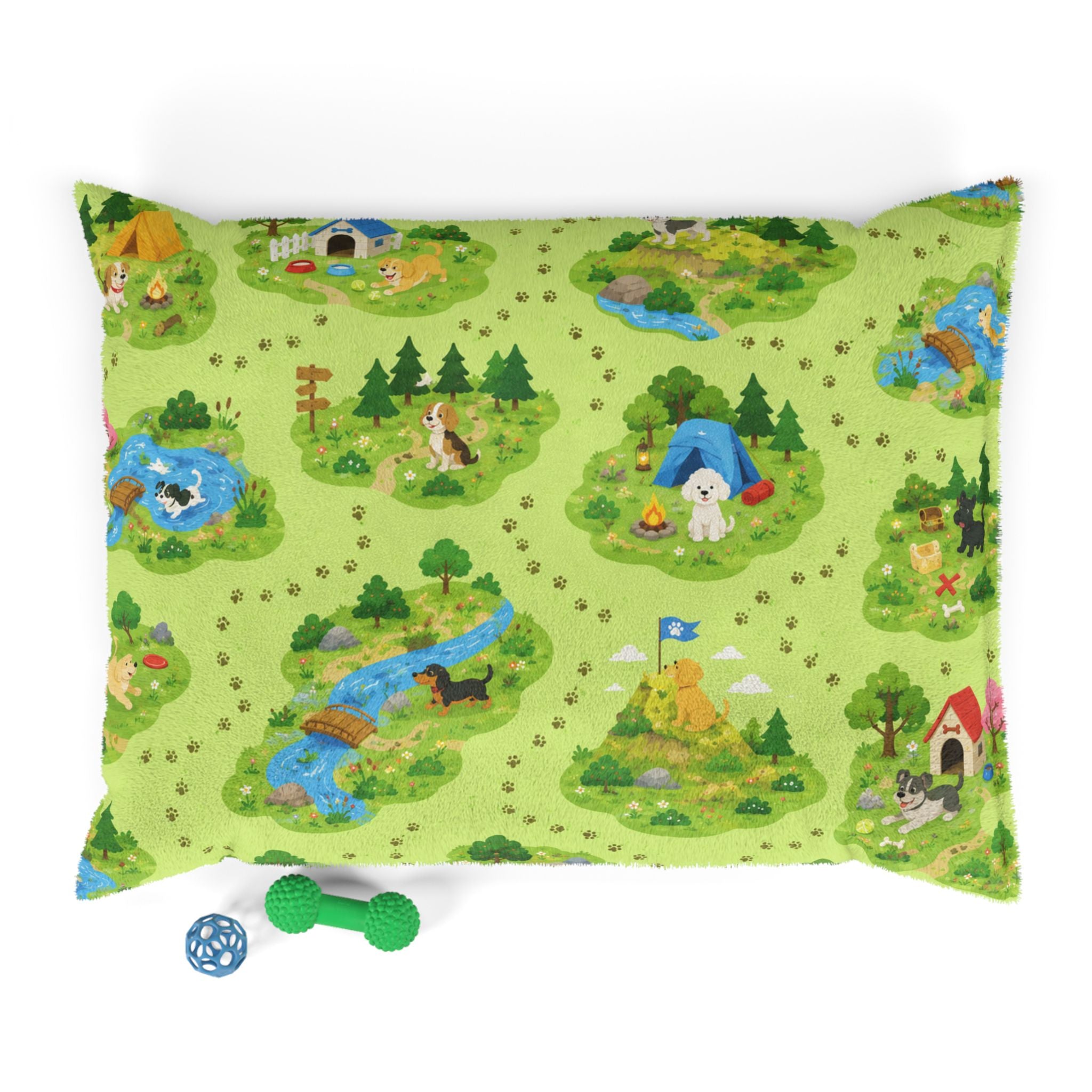 Pawventure map bed