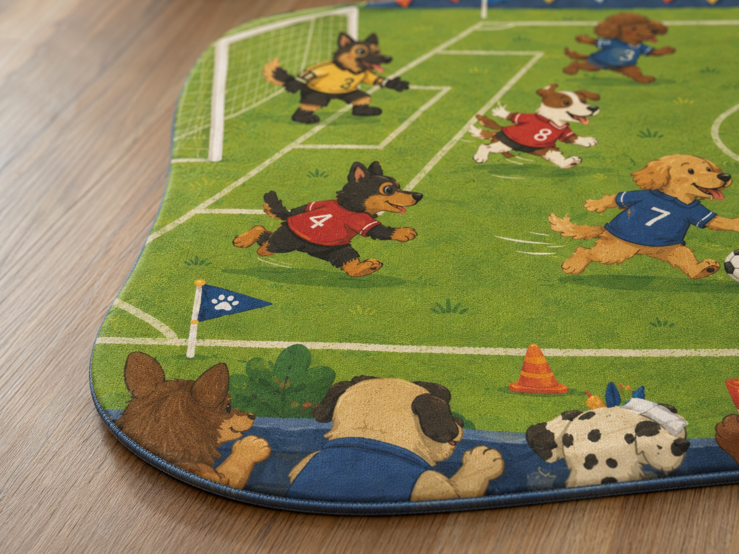Soccer Dogs Feeding Mat