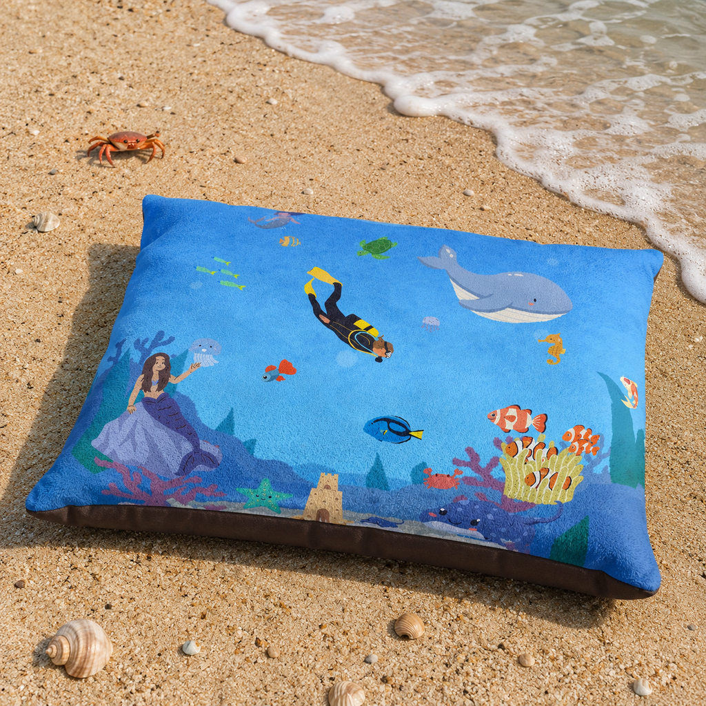 Under the sea bed