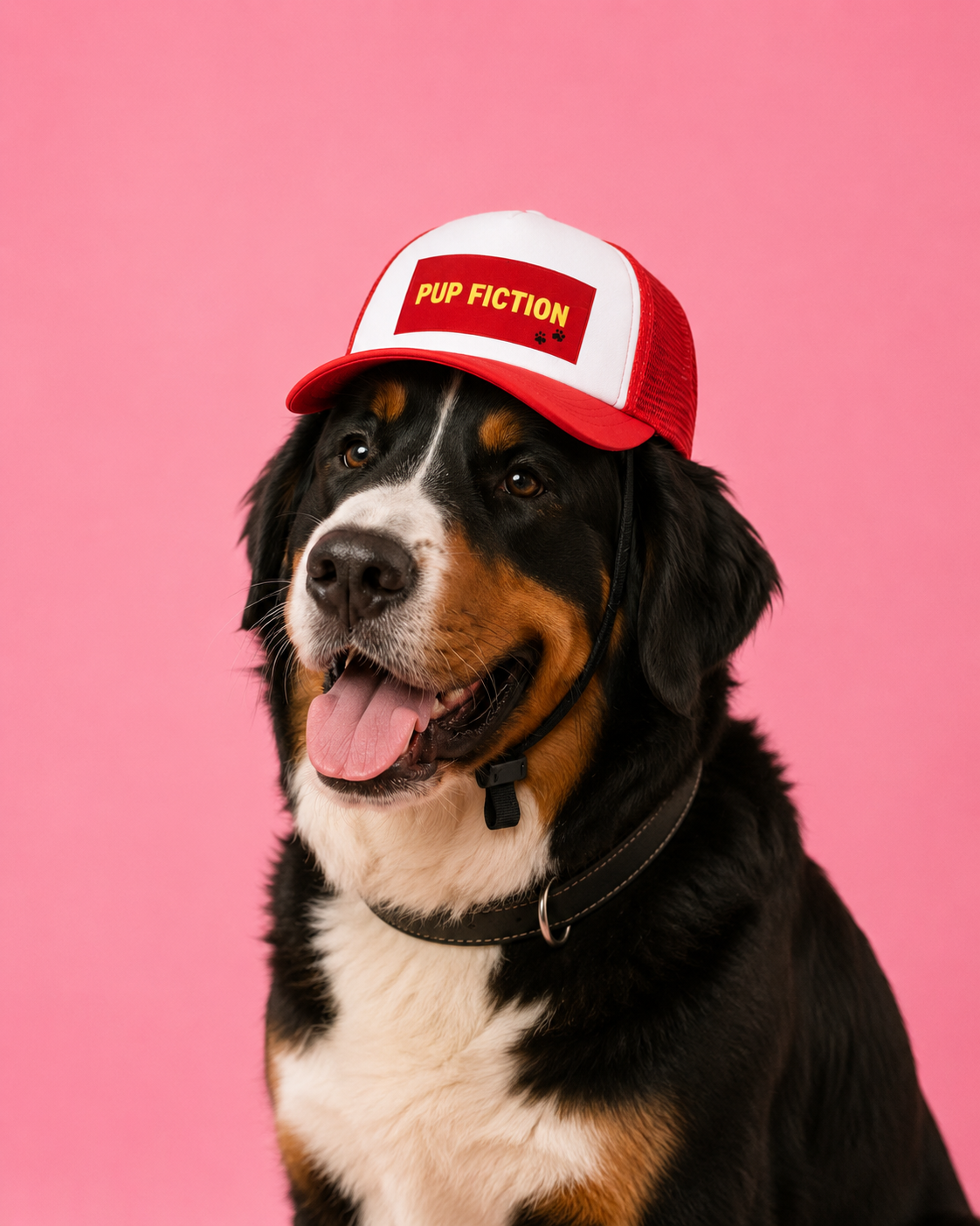 Pup fiction trucker hat