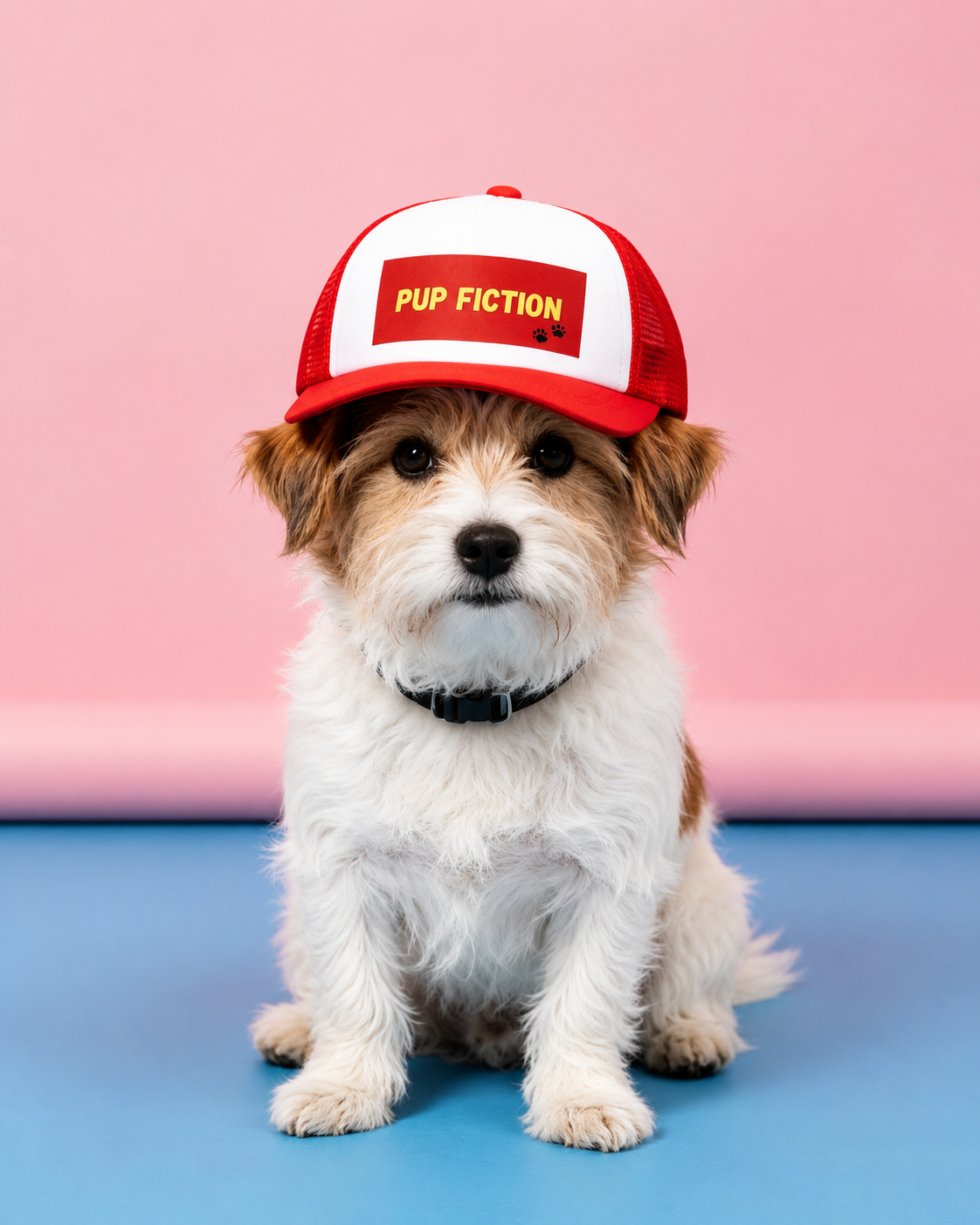 Pup fiction trucker hat