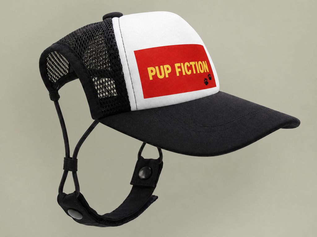 Pup fiction trucker hat