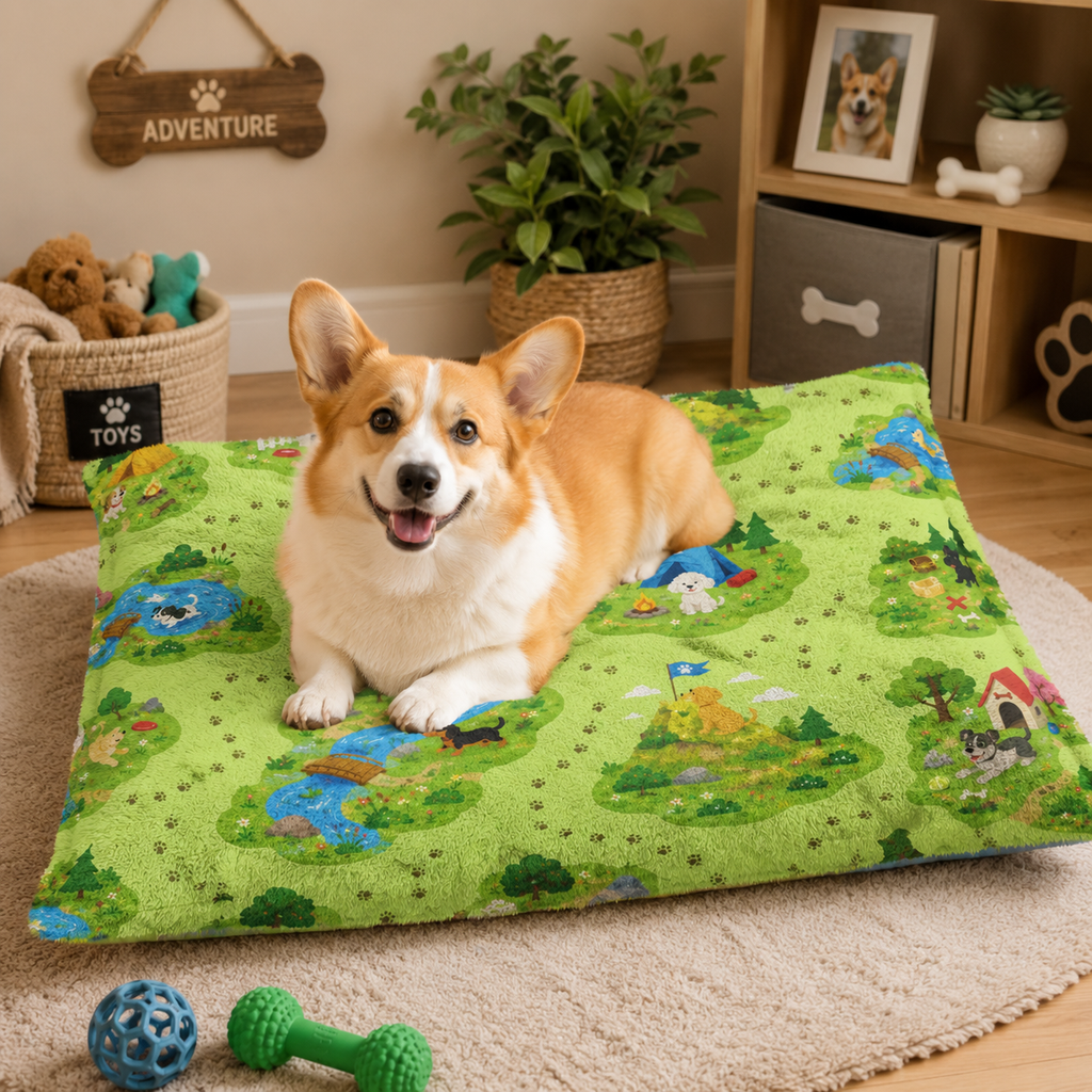 Pawventure map bed