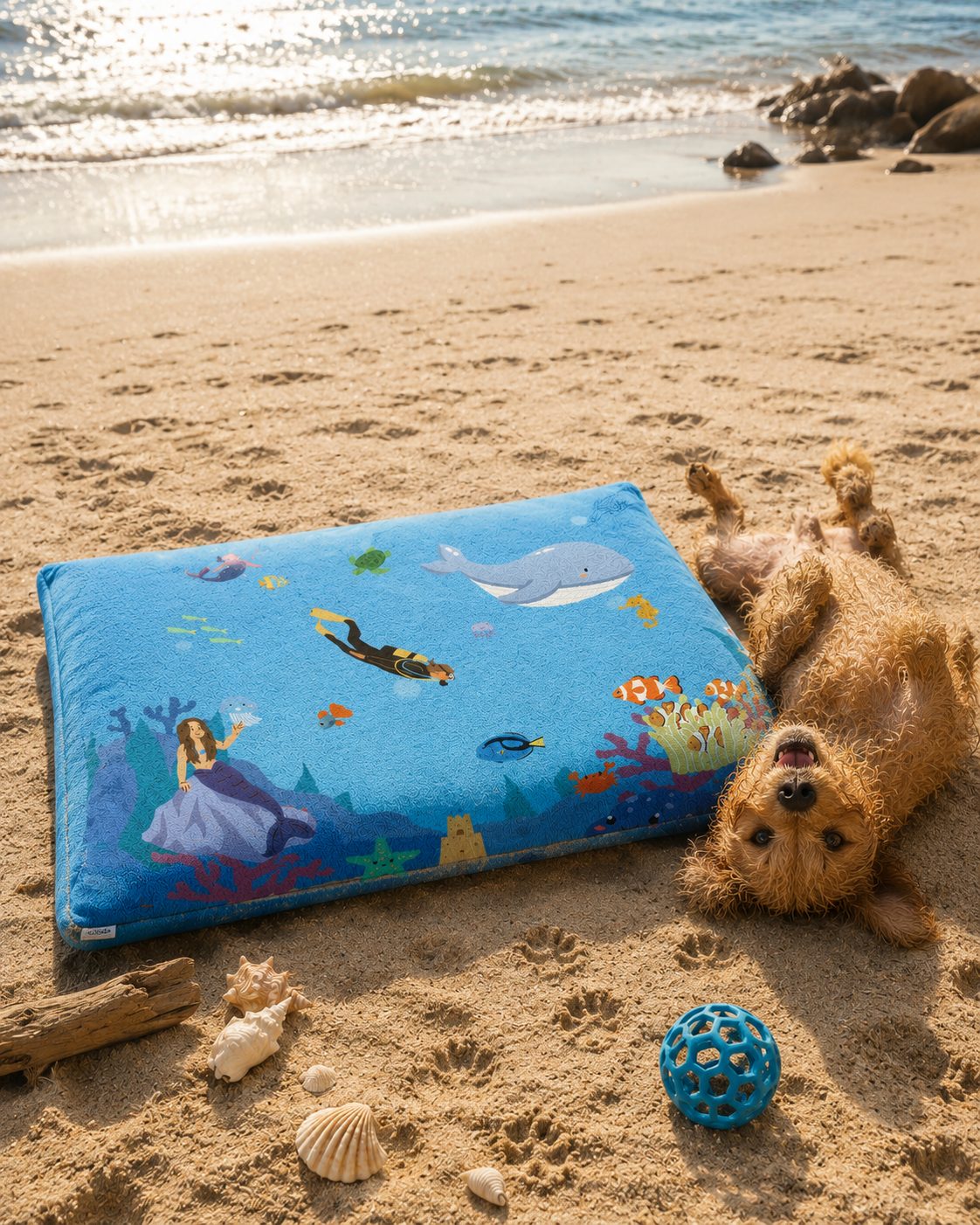 Under the sea bed