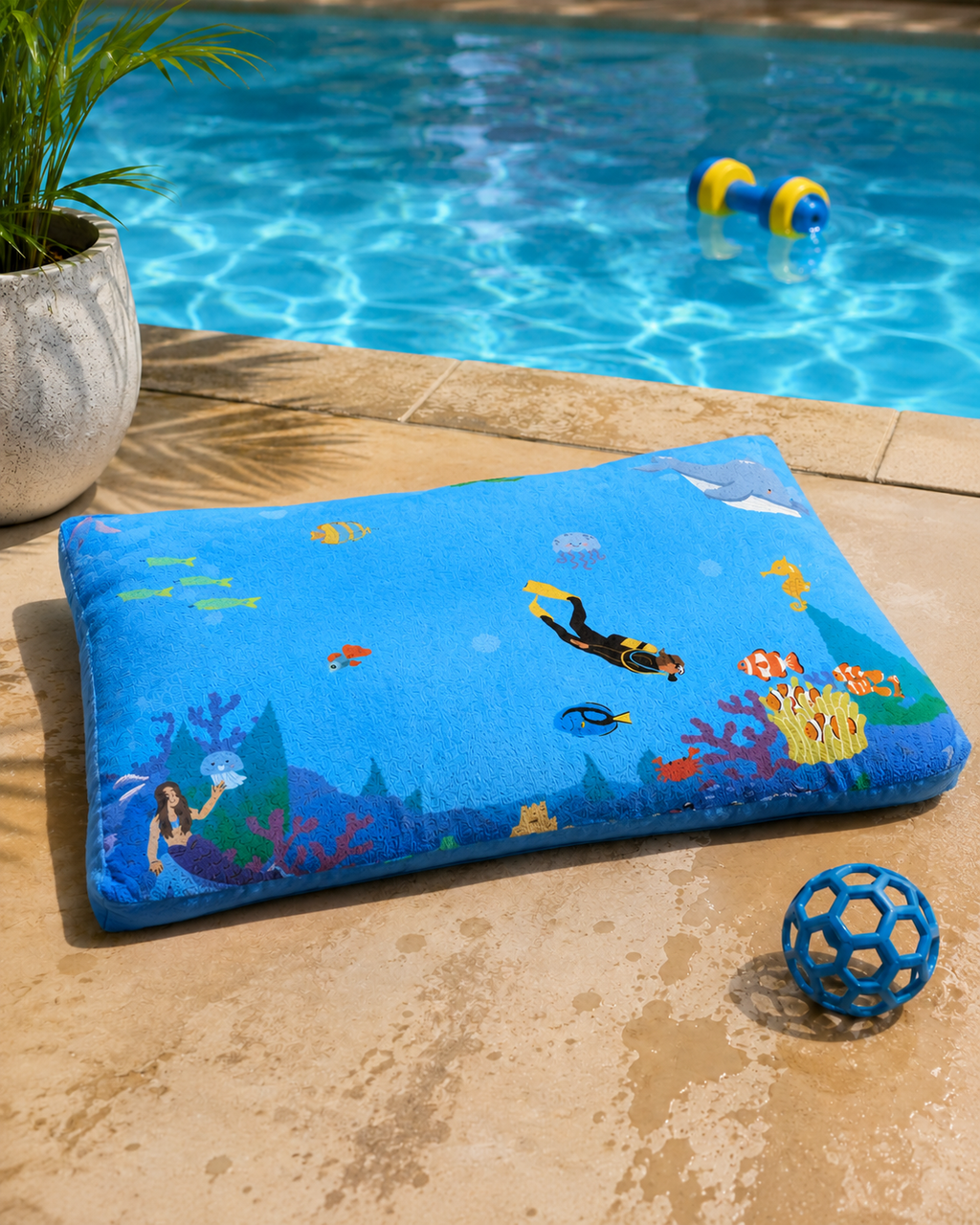 Under the sea bed