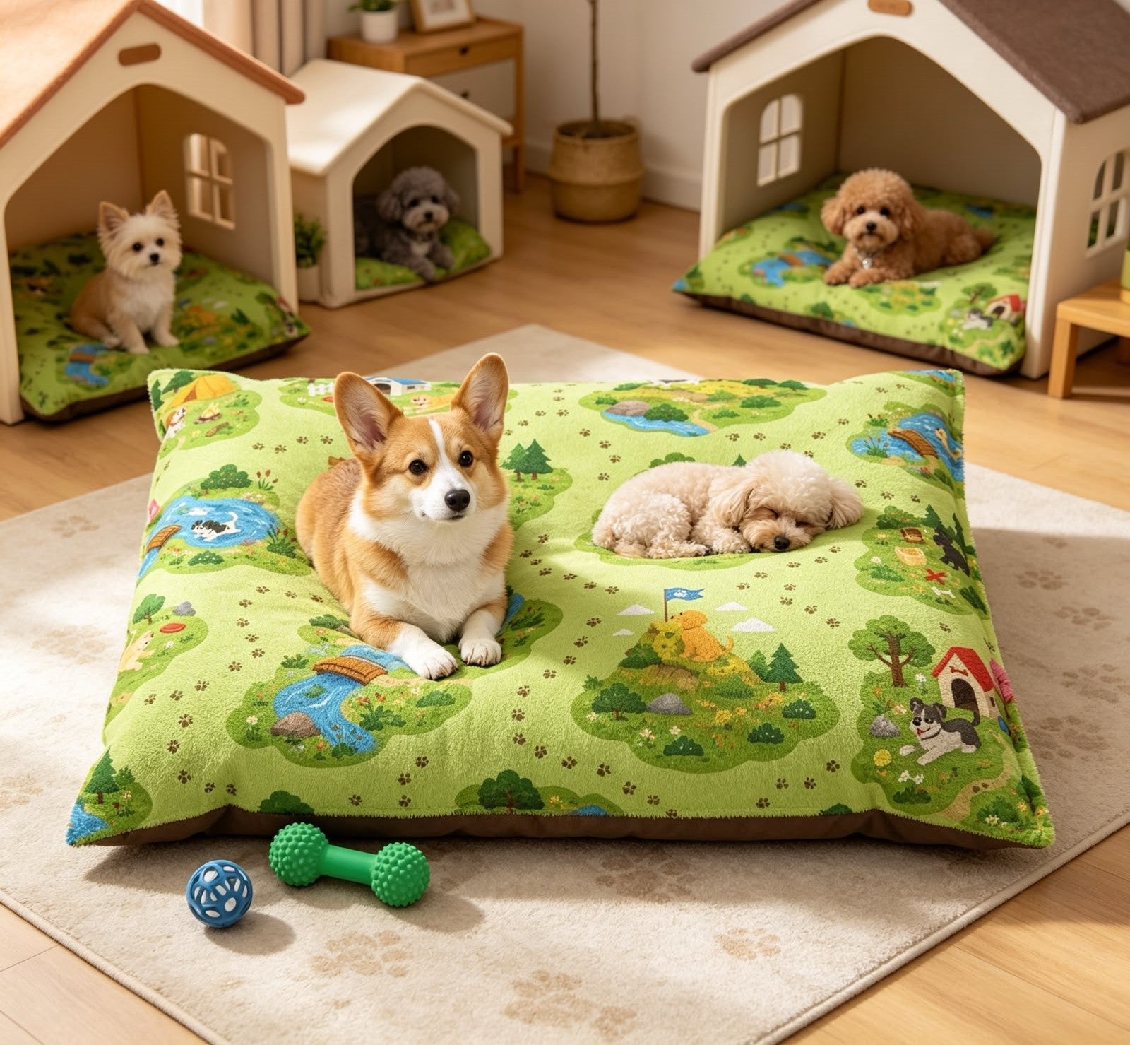 Pawventure map bed