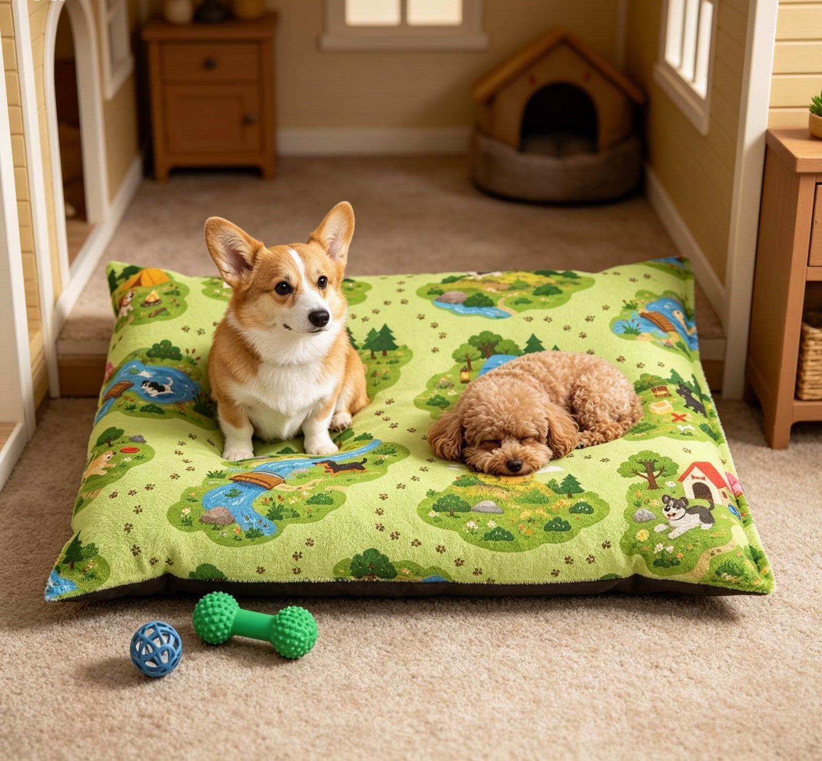 Pawventure map bed